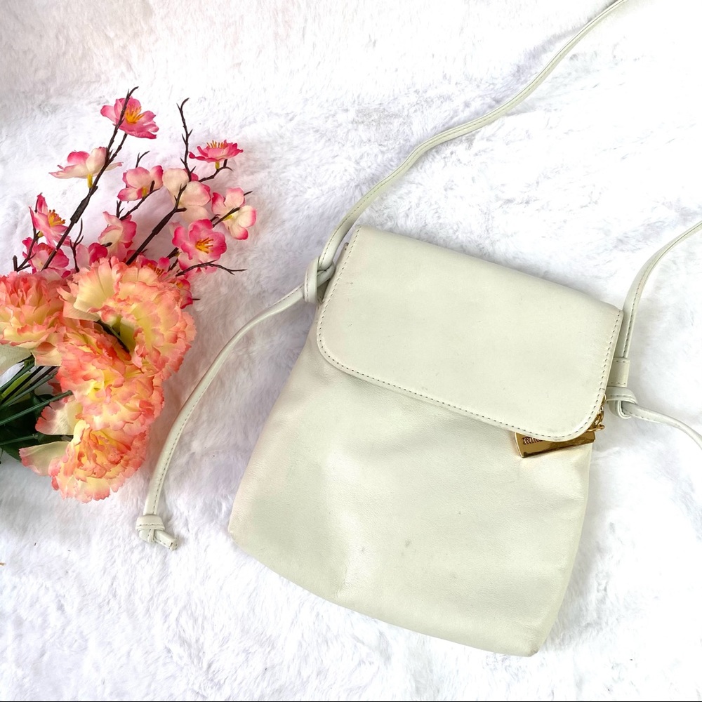 Giani Bernini White Crossbody Bag